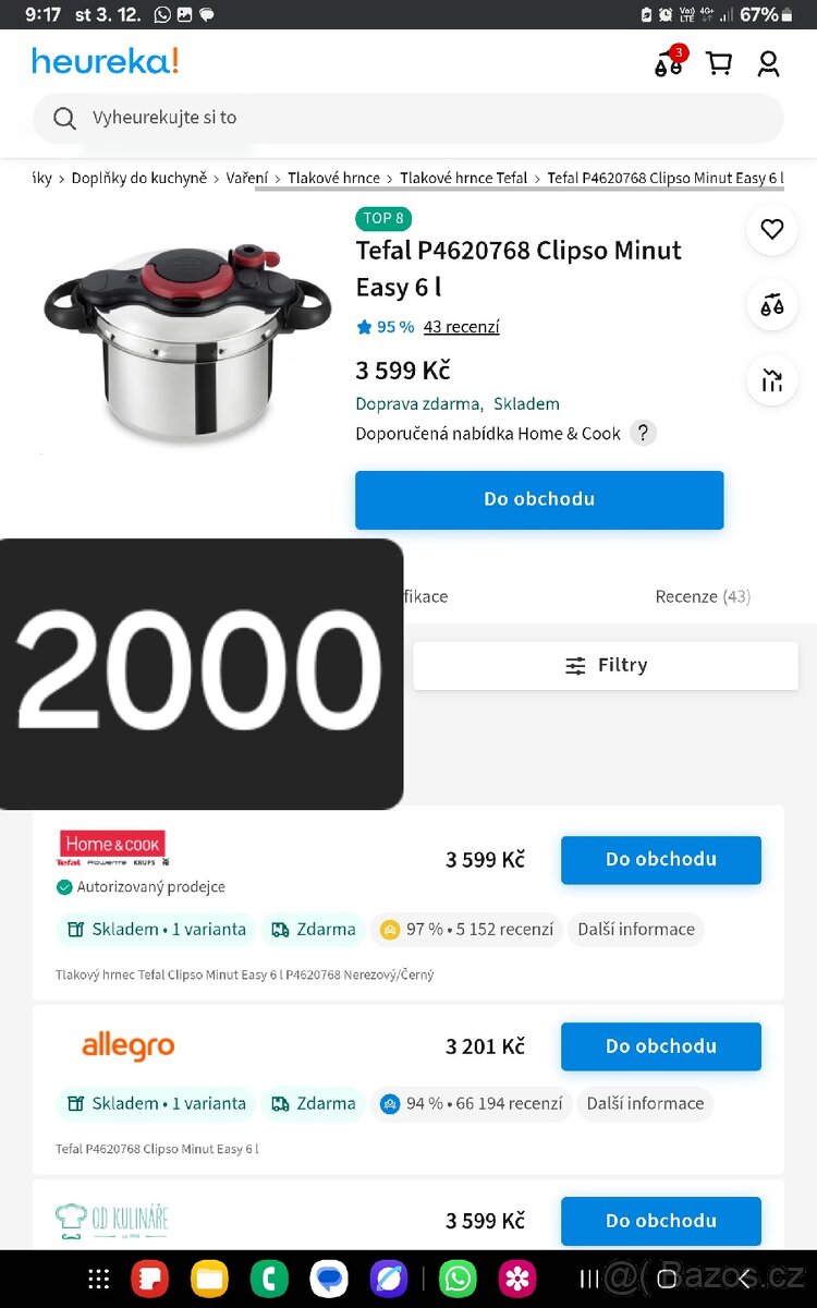 TEFAL TLAKOVY HRNEC PAPINAK NOVY - 2