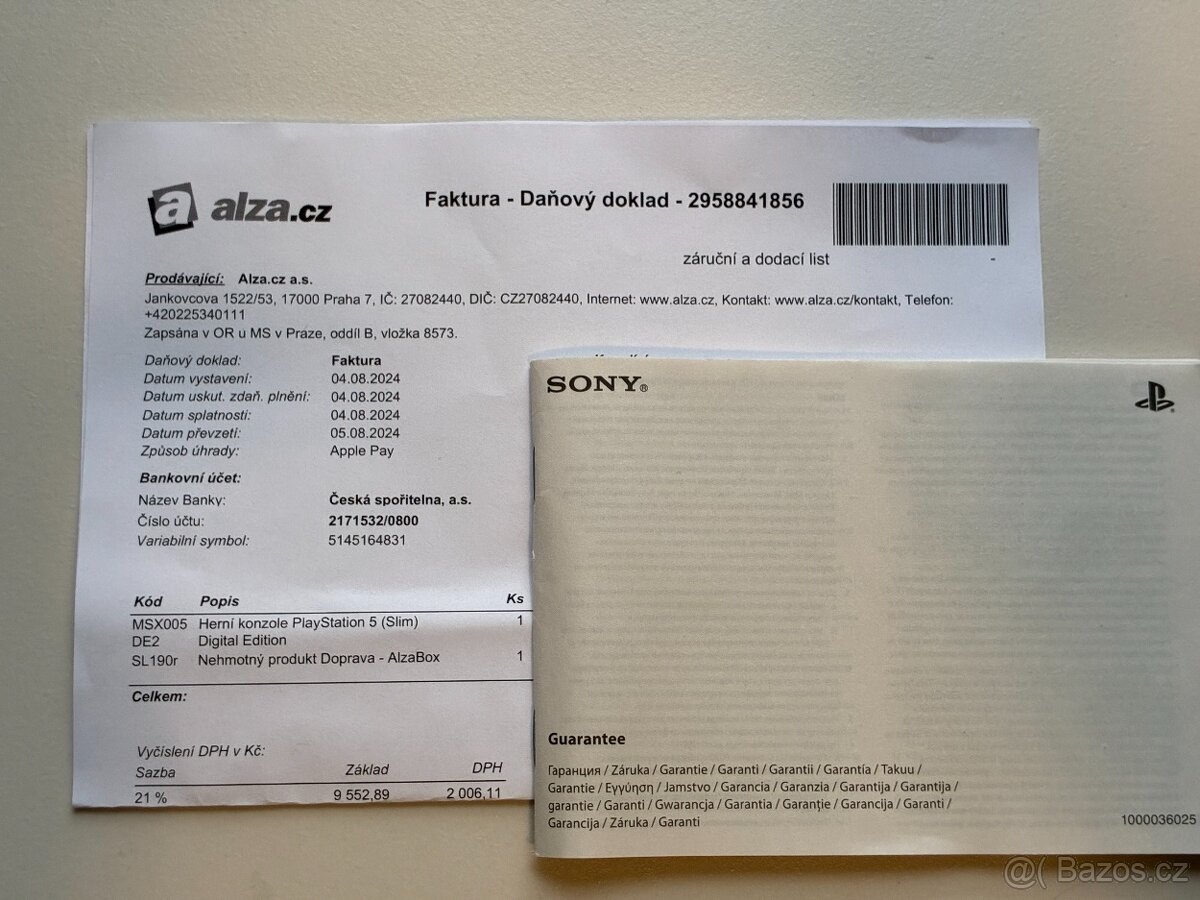 PlayStation 5 (Slim) Digital Edition 1TB záruka u Alza 08/26 - 2