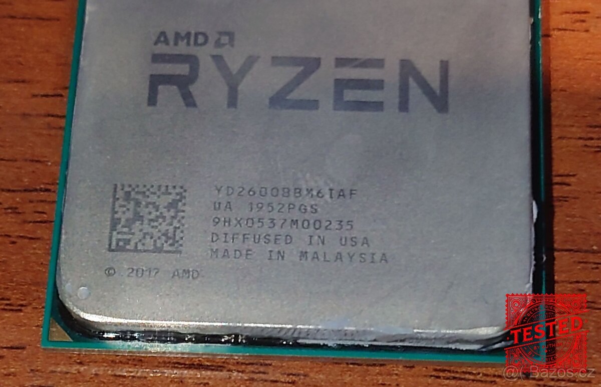 Ryzen 2600 - 6 jader/12 vlaken 65W - 2