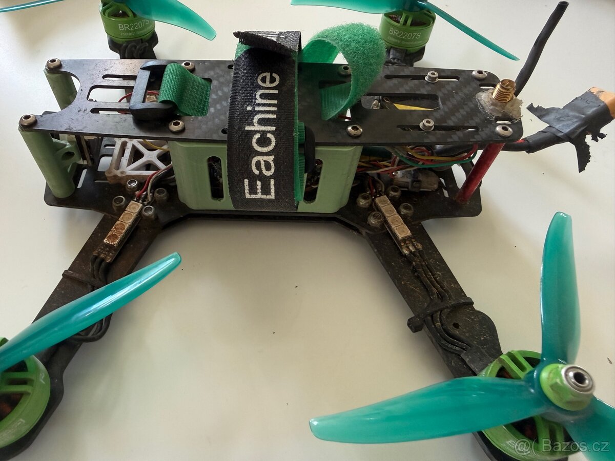 Freestyle dron 5”, ELRS + analog, použitý + nový rám zdarma - 2