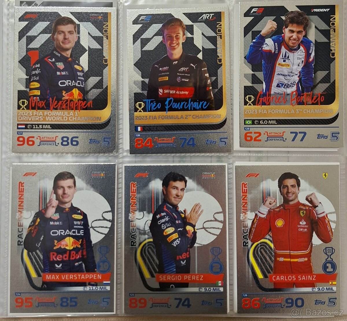 Turbo Attax F1 2024 - Basic a Mirror karty - 2