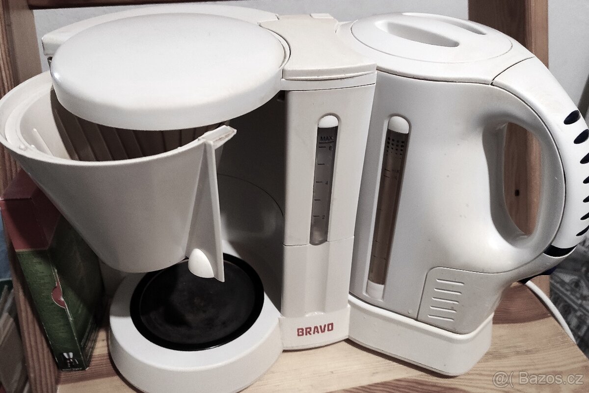 Kávovar+konvice, 2v1, Bravo - 2