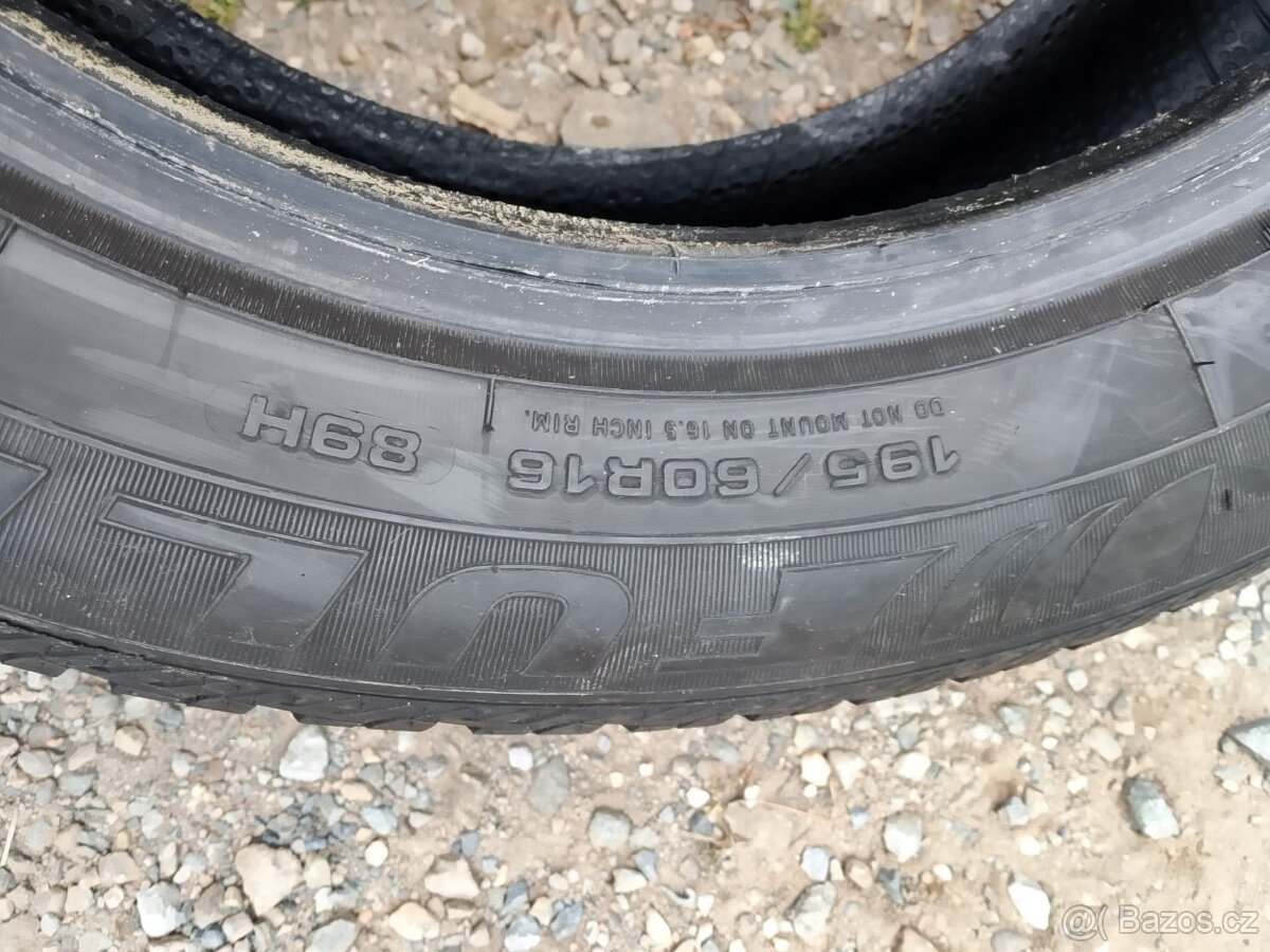 195/60/16 89h Fulda - zimní pneu 2ks - 2