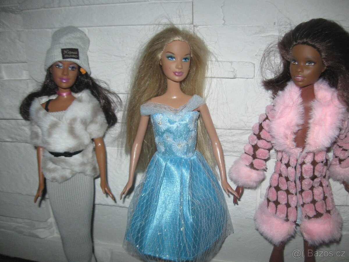C sada 3ks oblečení na Barbie - 2