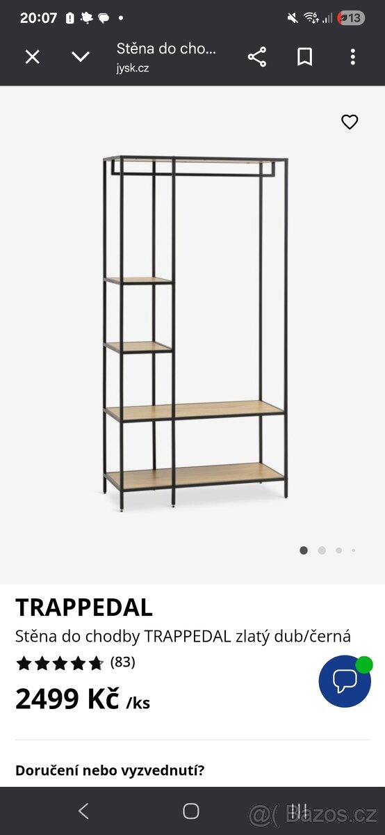 Předsíňová stěna JYSK - 2