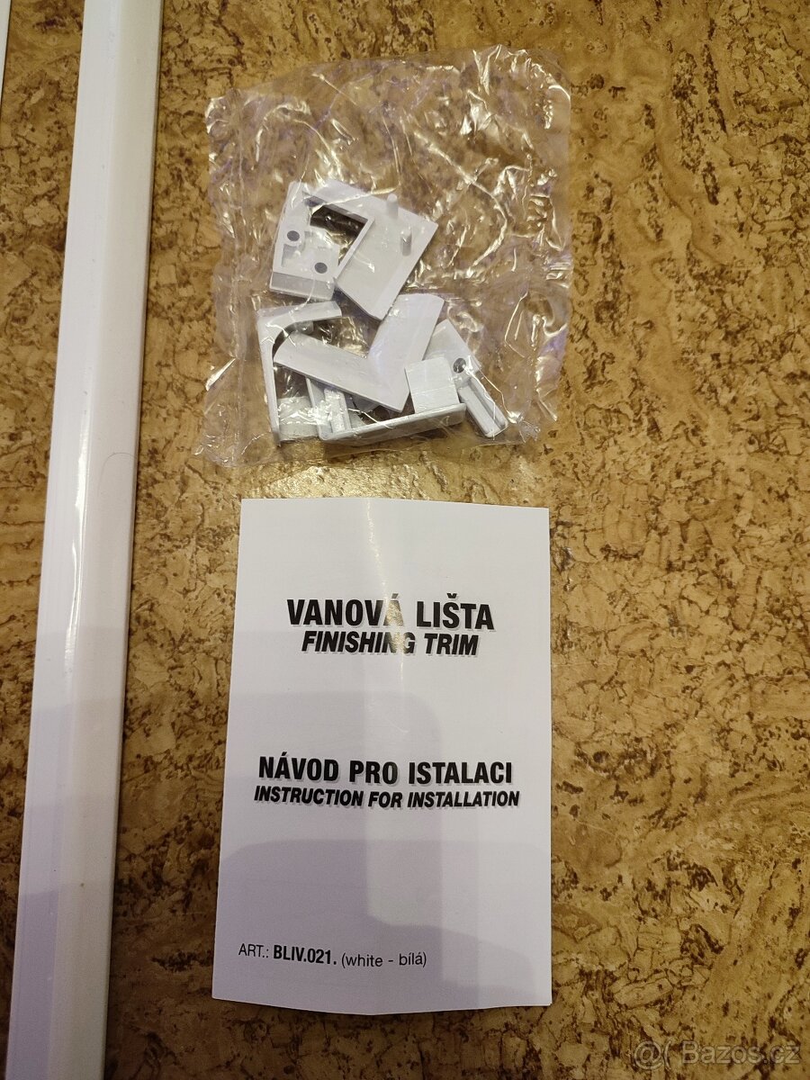 Krycí lišta vany, vaničky 1200x1000 - 2