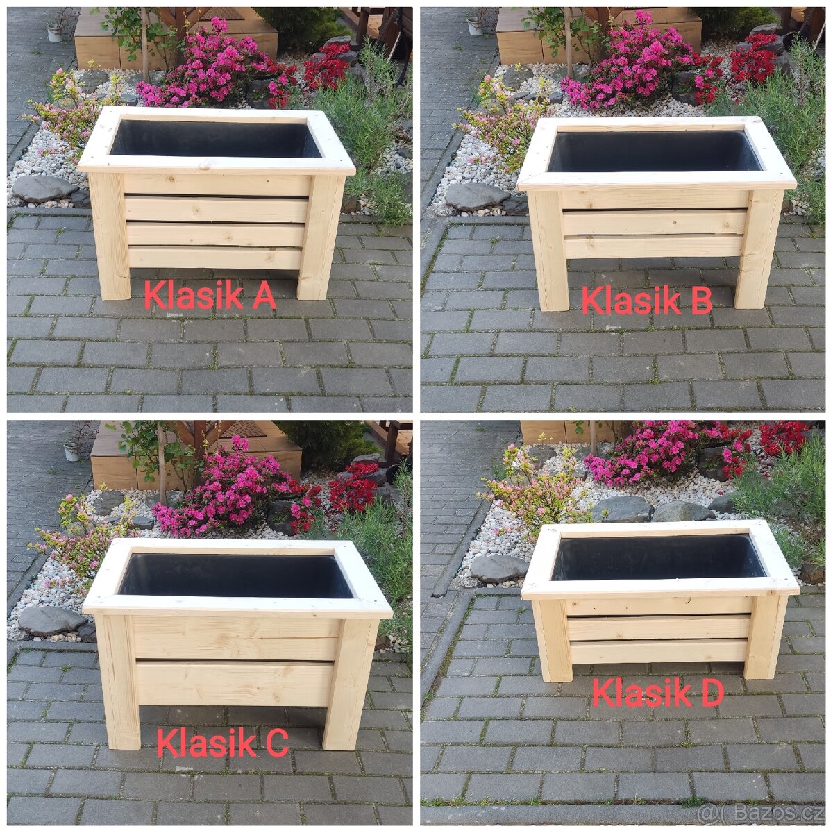 TRUHLÍKY, vyvýšené záhony... Klasik A,B,C,D - 2