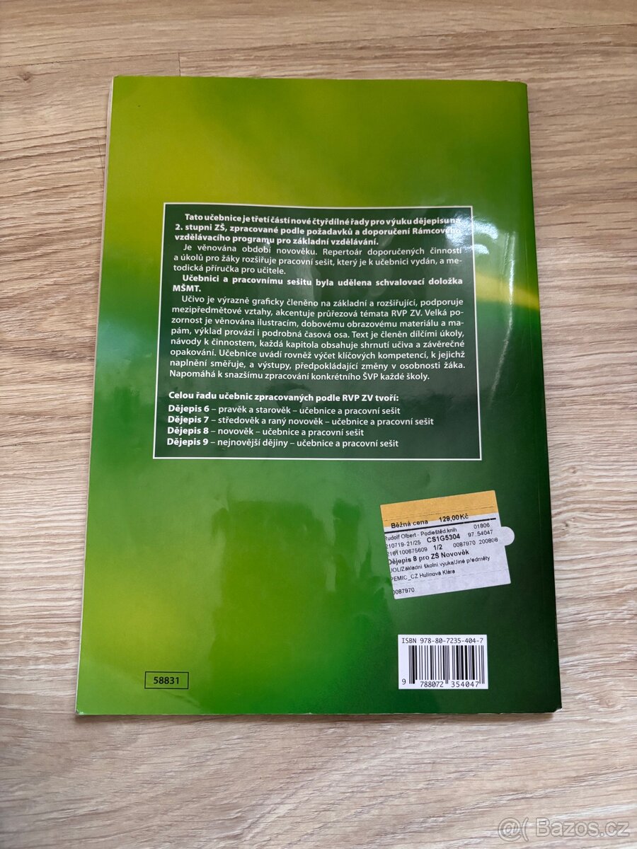 Učebnice dějepisu pro 8. Třídu - 2