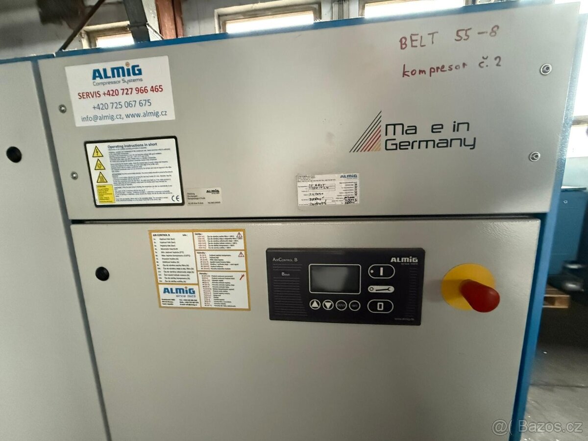 Šroubový kompresor ALMiG Belt 55 - 8 - 2
