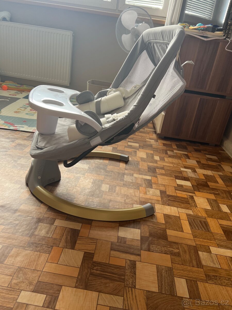 LEHÁTKO PRO MIMINKA HOUPACÍ ELEKTRICKÉ + Jídelní Židlička. - 2