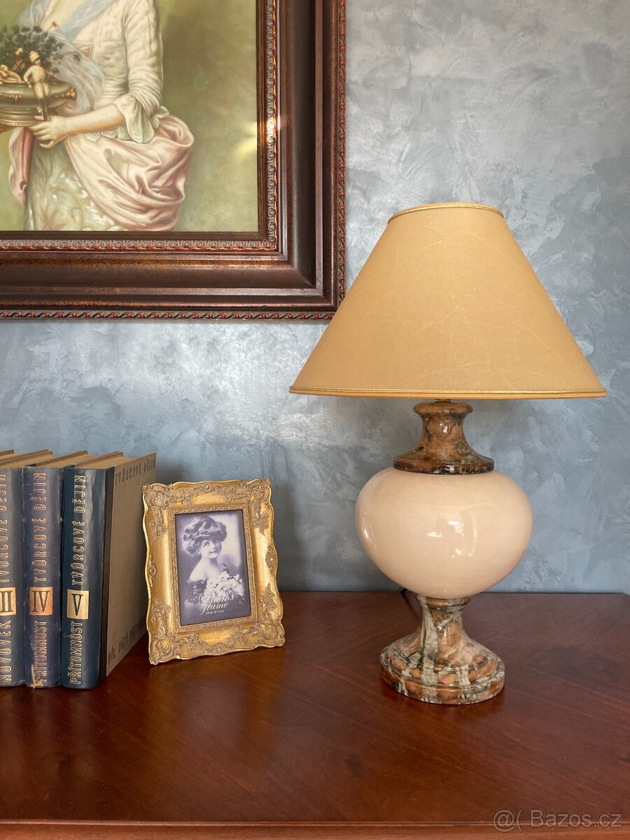 ALABASTROVÁ stolní lampa - 2