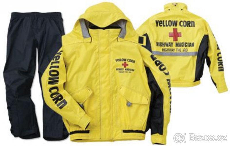 Prší? Tenká pánská nepromokavá kombinéza Yellow Corn, vel.SM - 2