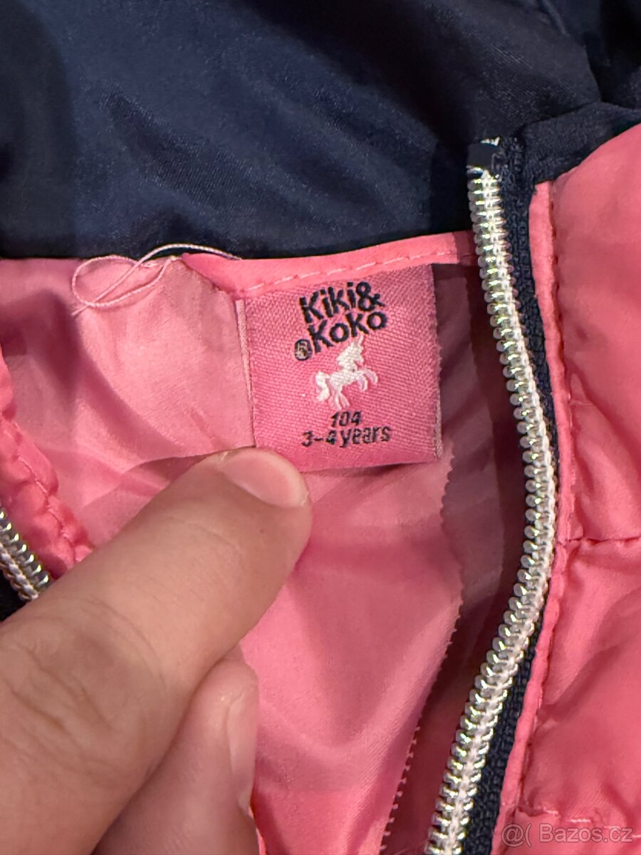Dětská podzimní bunda Kiki & Koko vel. 104 - 3-4 roky - 2