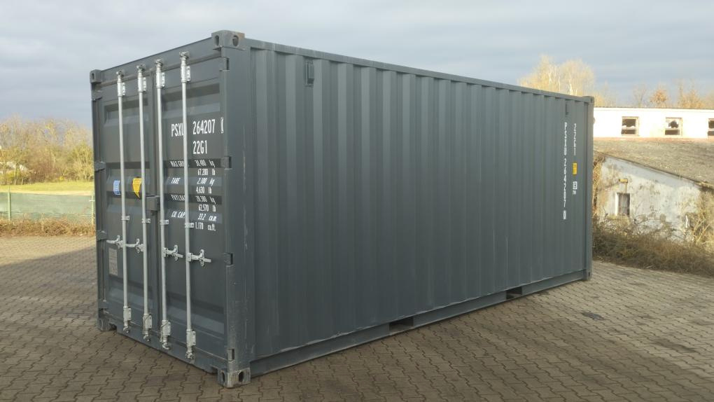 Lodní 20 ft HC kontejner po jedné cestě barva antracit - 2