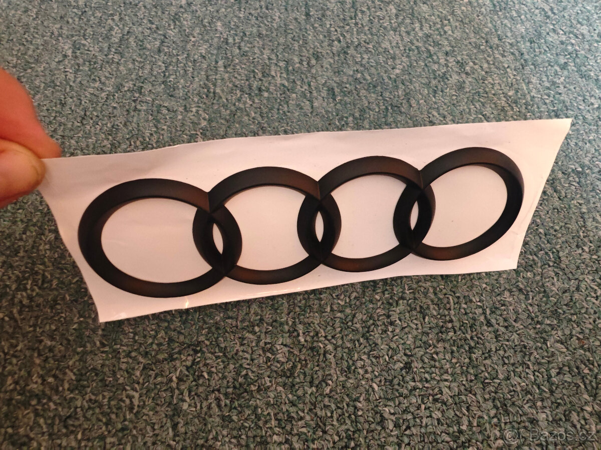Audi Logo černé matné A4/A5/TT atd.. - 2
