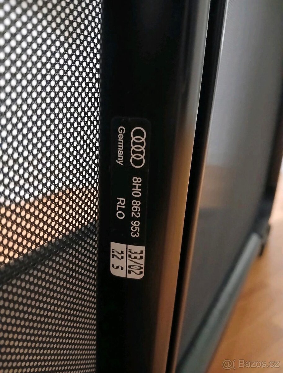 Audi A4 cabrio větrná clona windschott deflektor originál - 2