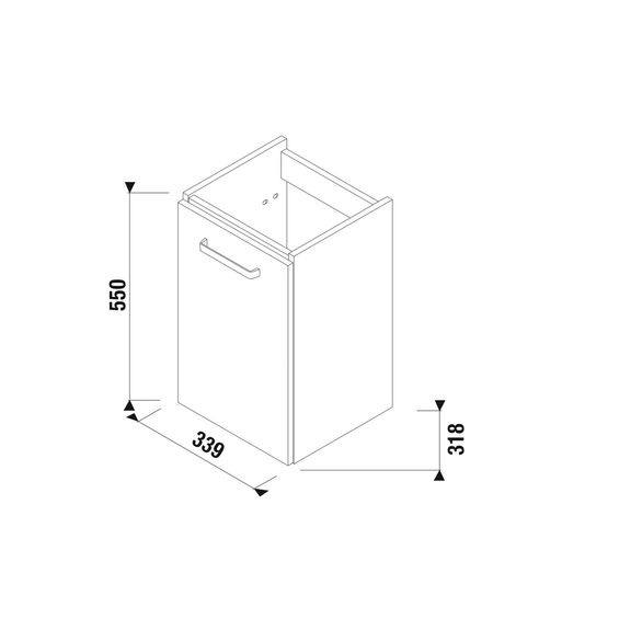 Koupelnová skříňka JIKA LYRA PLUS - 2