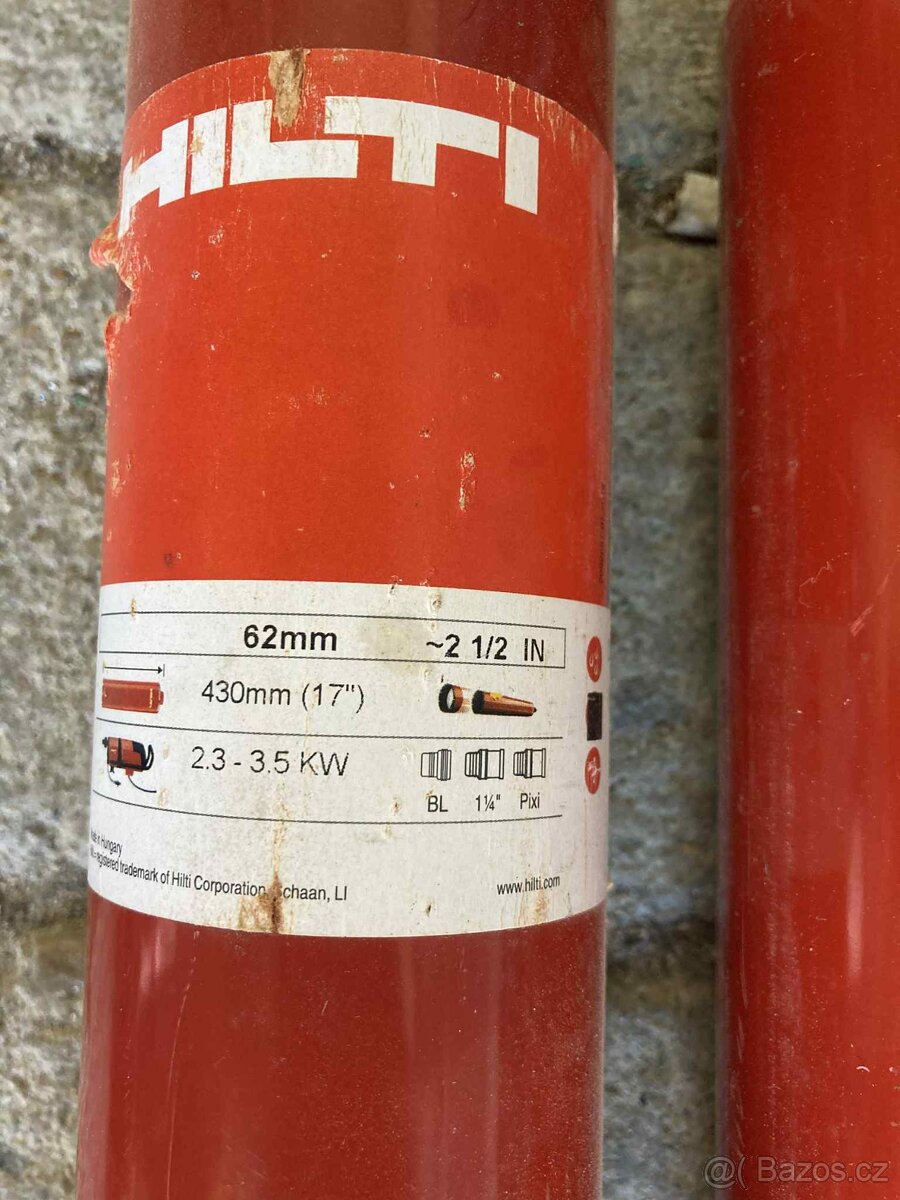 Jádrové vrtáky Hilti a příslušenství - 2