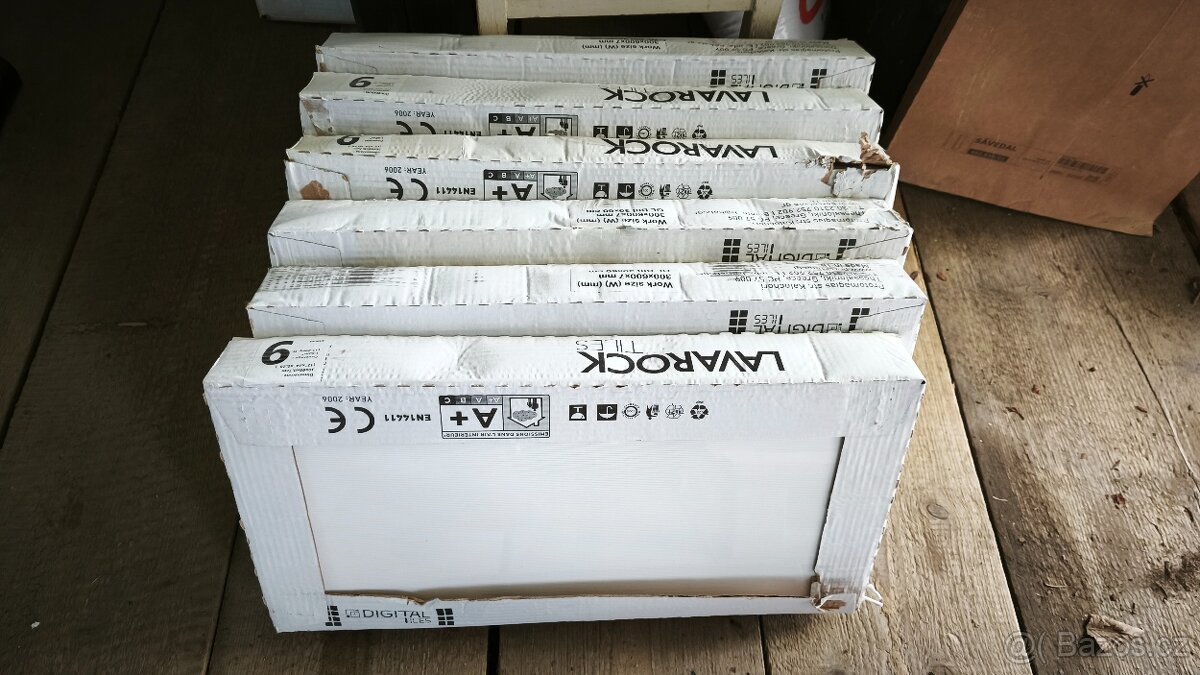 keramický obklad bílý 60x30 - 2