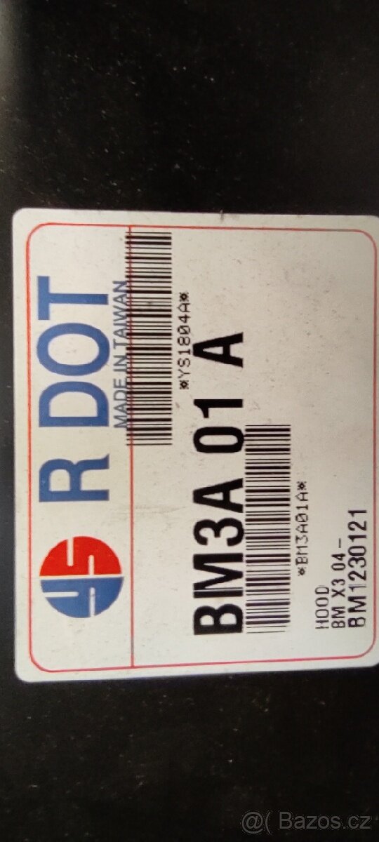 Nová kapota BMW X3 - 2