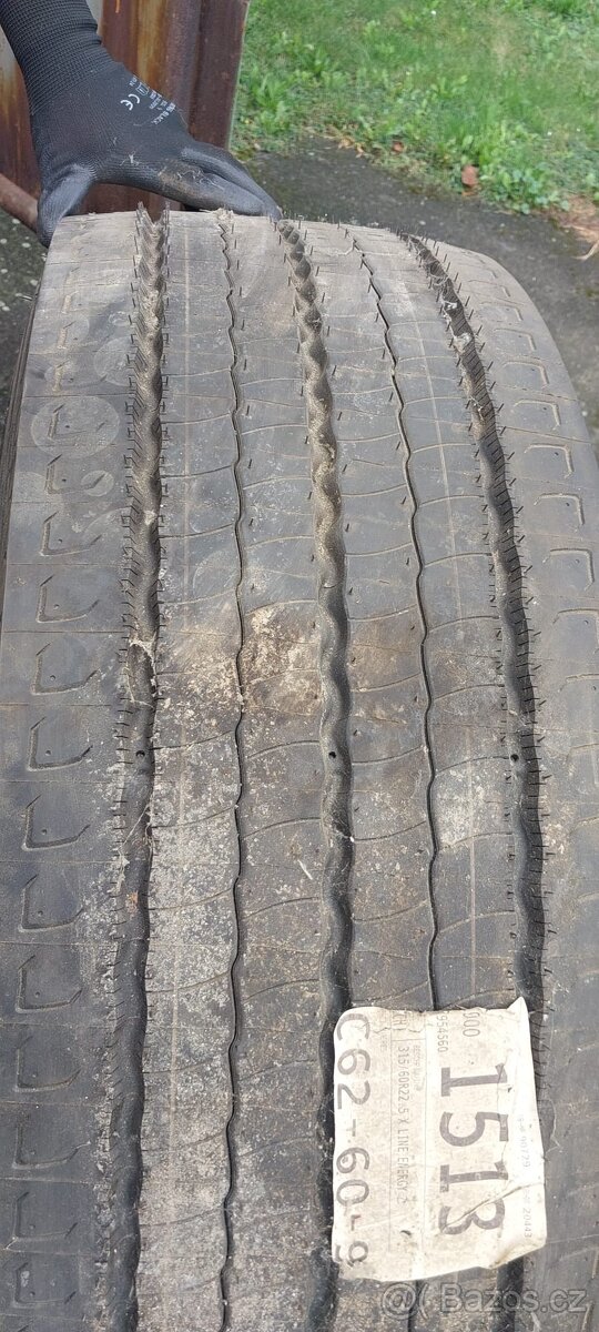 315/60 22,5 Michelin, nová včetně disku - 2