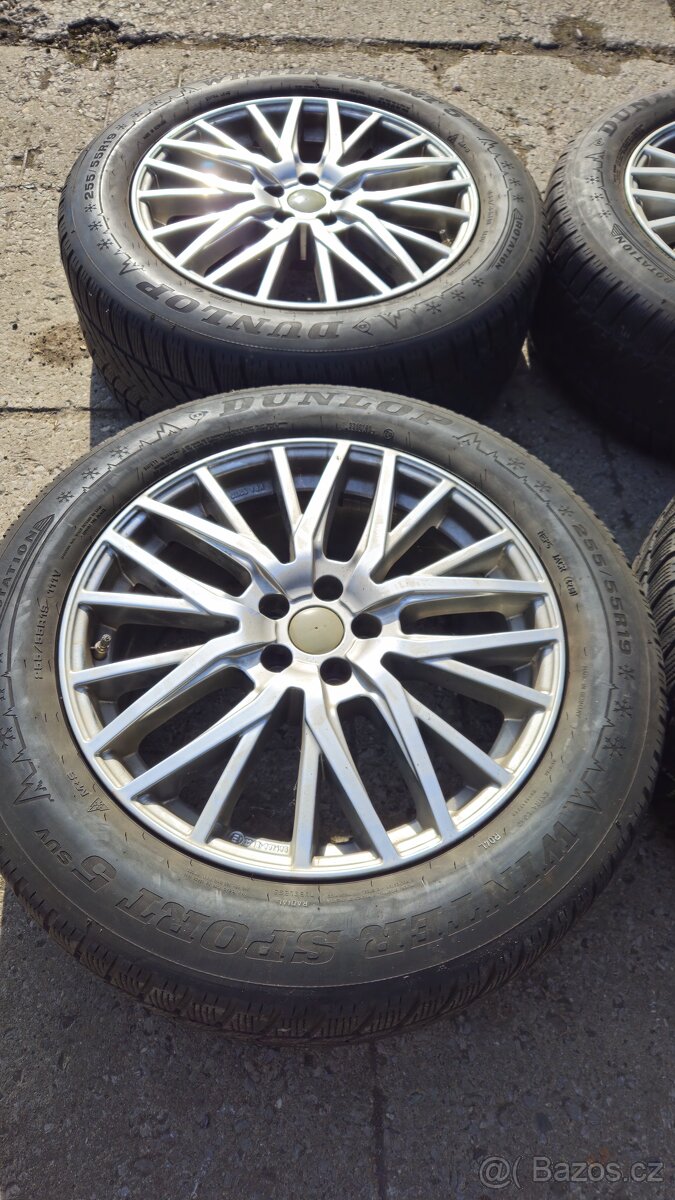 Komplet alu kola 5x108x19 s pneu 255/55R19