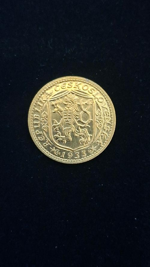 zlatý Svatováclavský 1 - dukát 1933 - 2