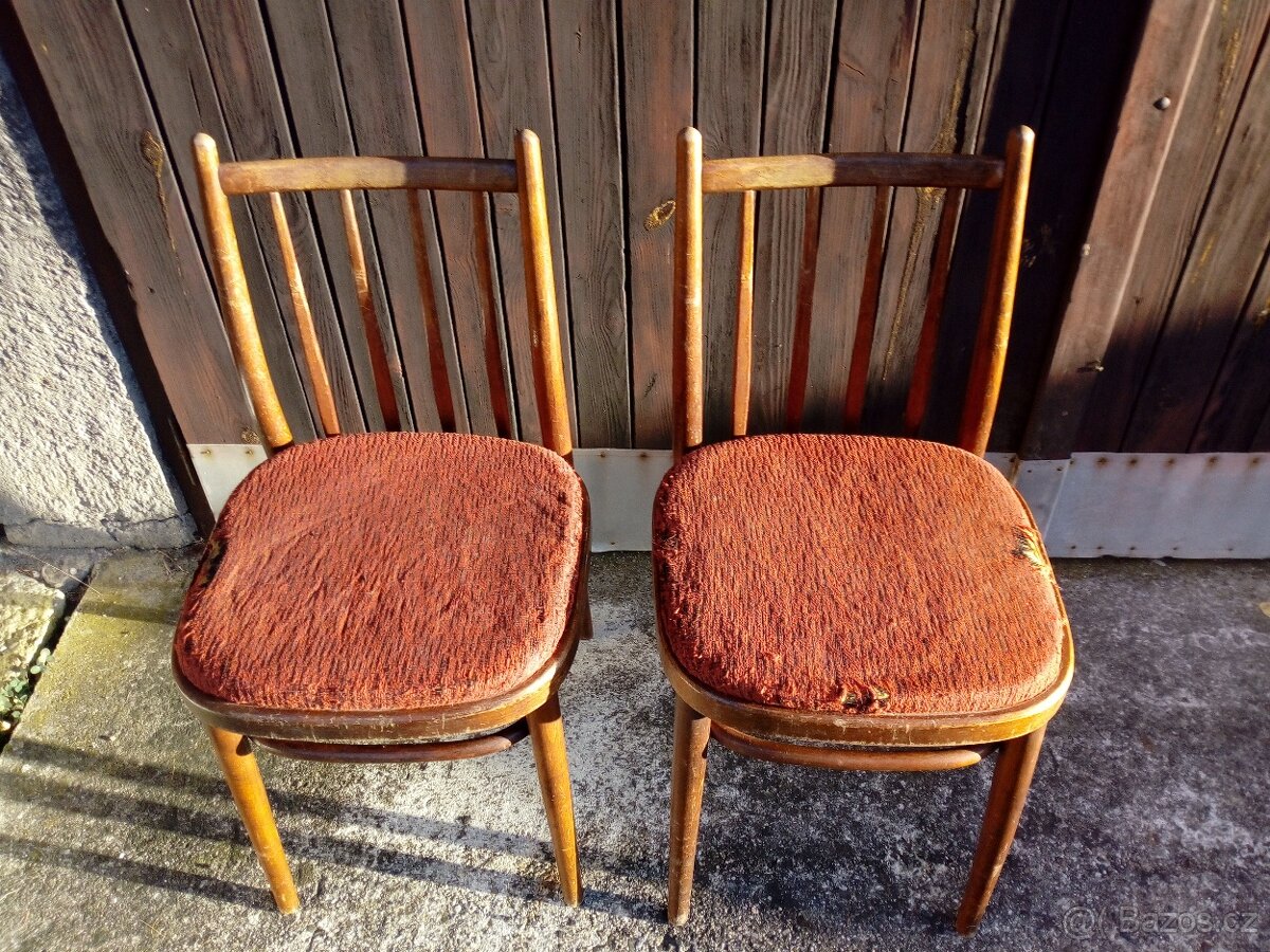 Retro židle 2 ks - 2