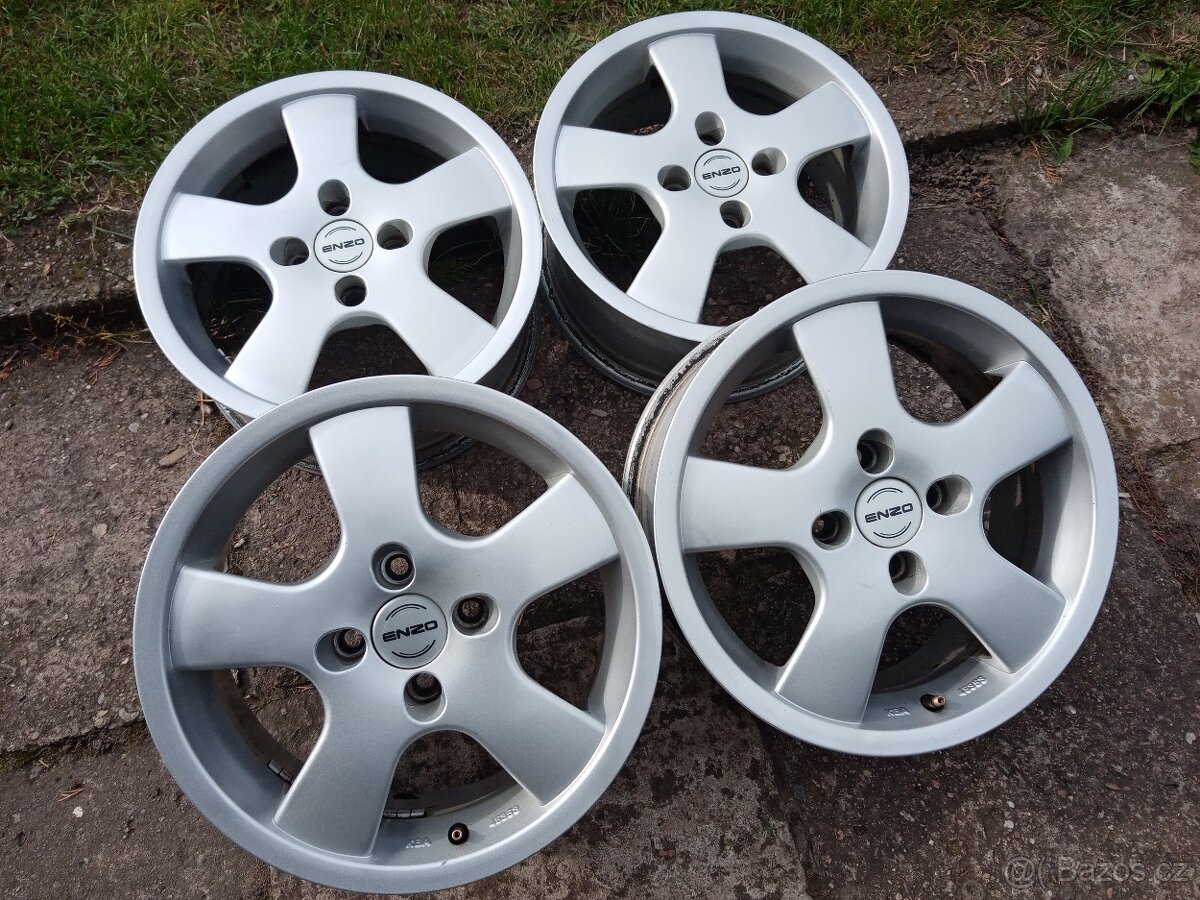 Alu kola ENZO 15ky 4x100 RENAULT DACIA FIAT OPEL - dobírka - 2