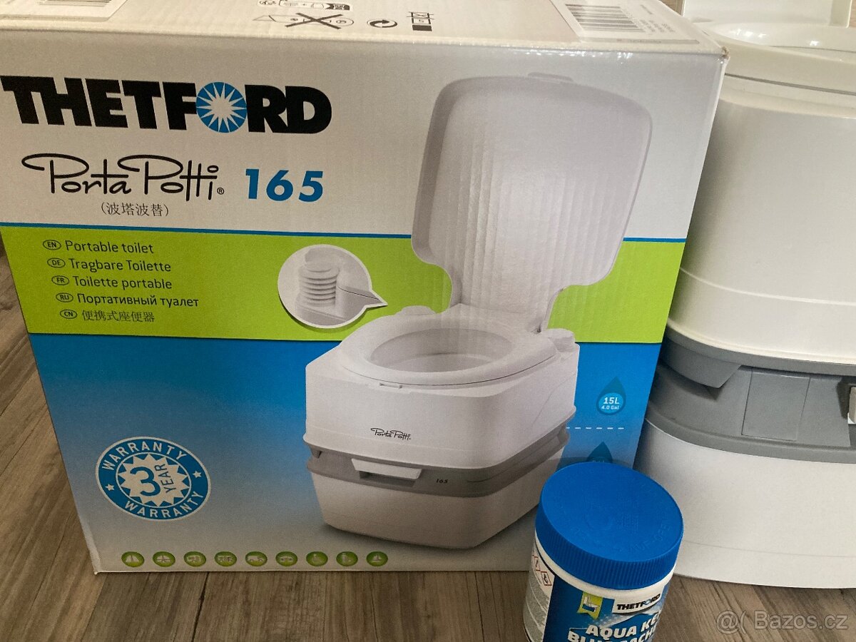 Přenosné WC THETFORD PORTA POTTI QUBE 165 - 2
