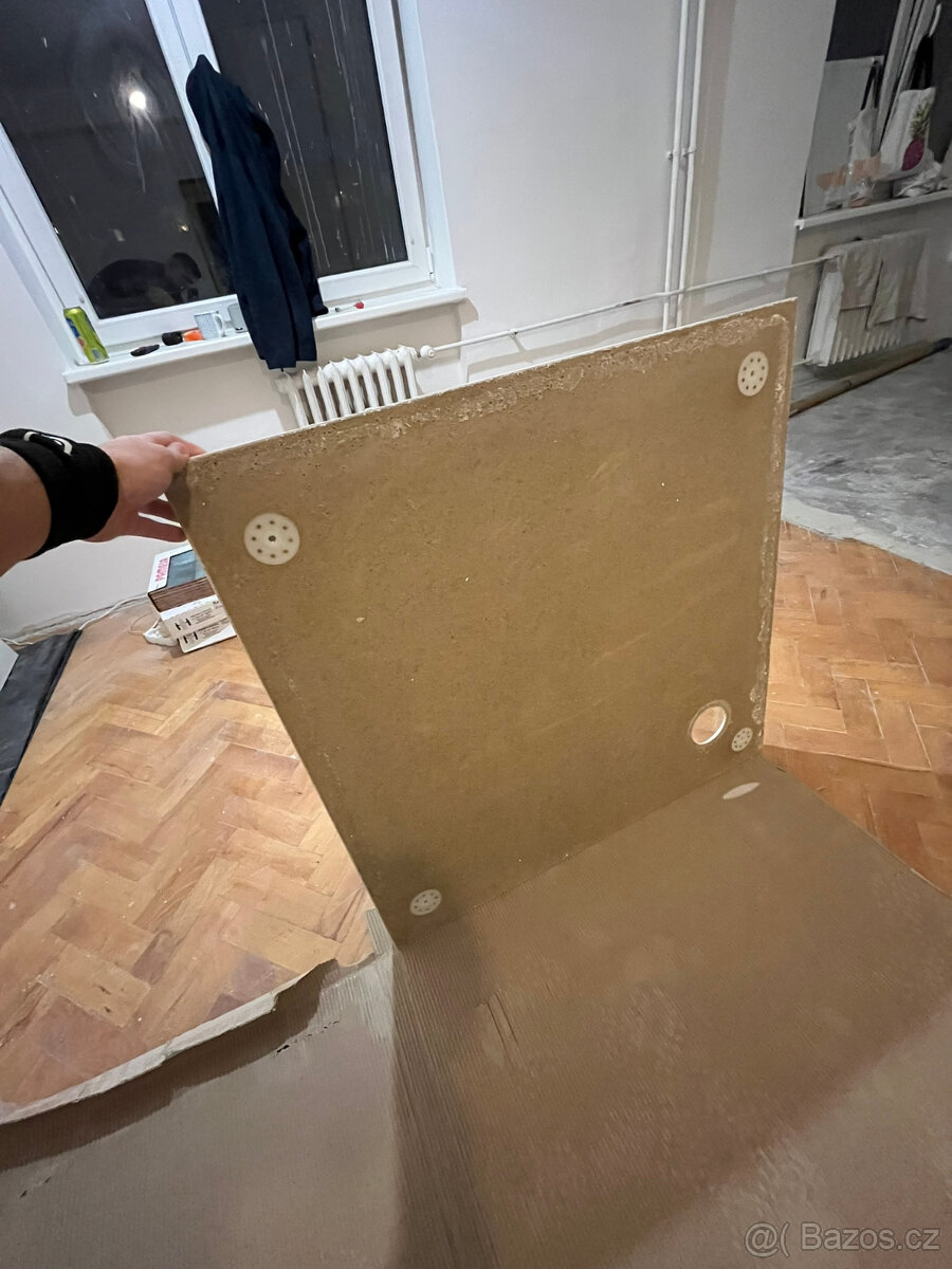 Sprchový kout litý mramor 90x90 - 2