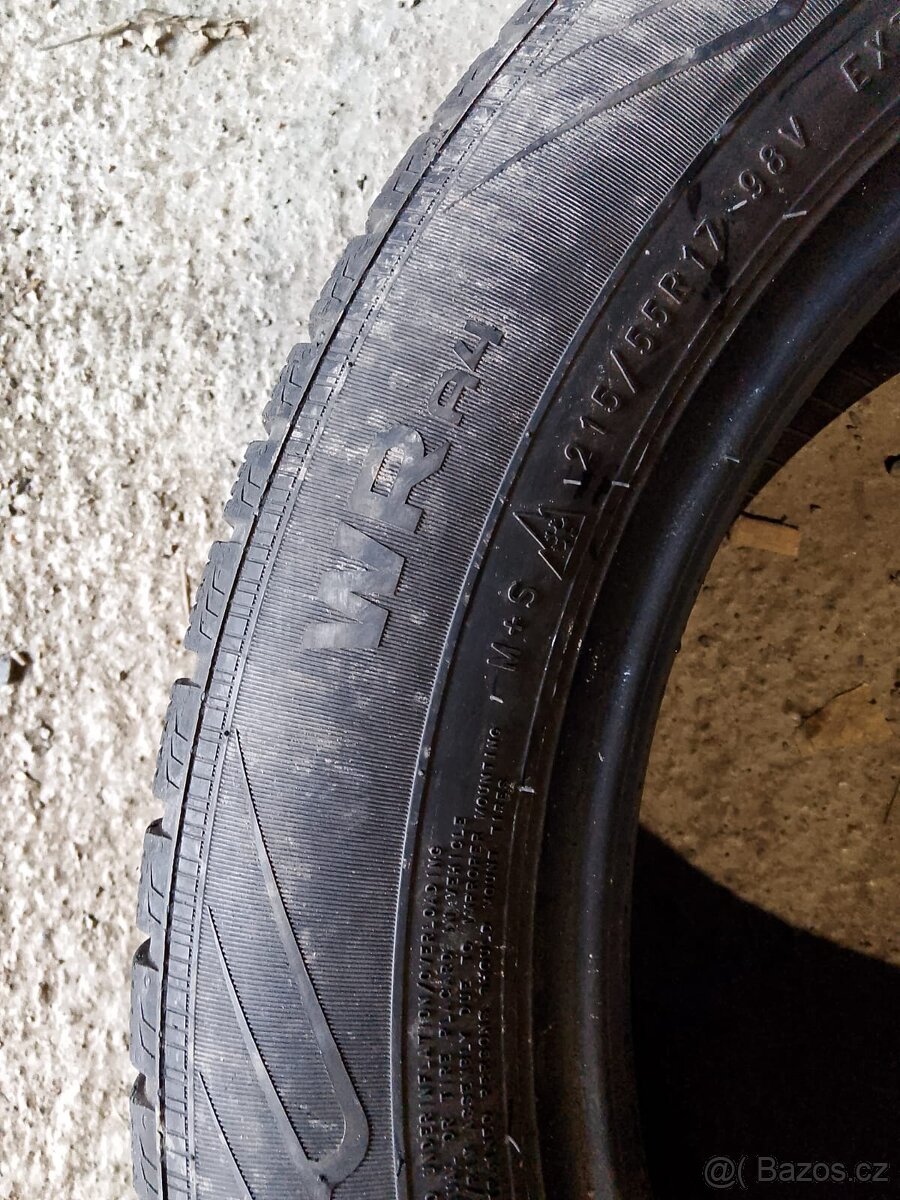 215/55/17 98v Nokian - zimní pneu 2ks - 2