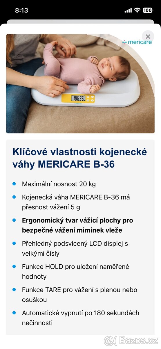 Kojenecká váha - 2