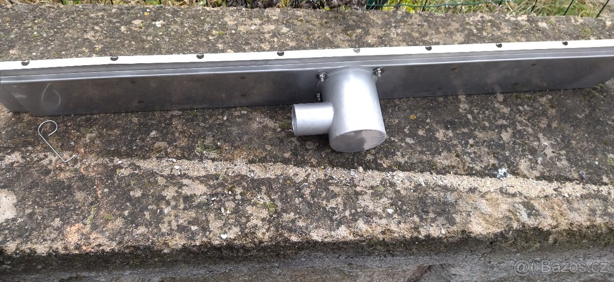 Prodam nerezový podlahový žlab 80 cm - 2