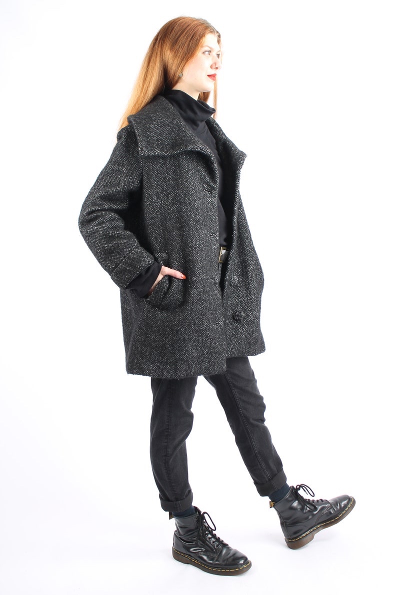 Vlněný značkový kabát H&M - 2