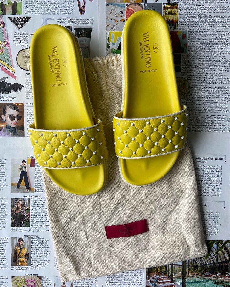Valentino pantofle vel. 36,5 - 37 🍋 - 2