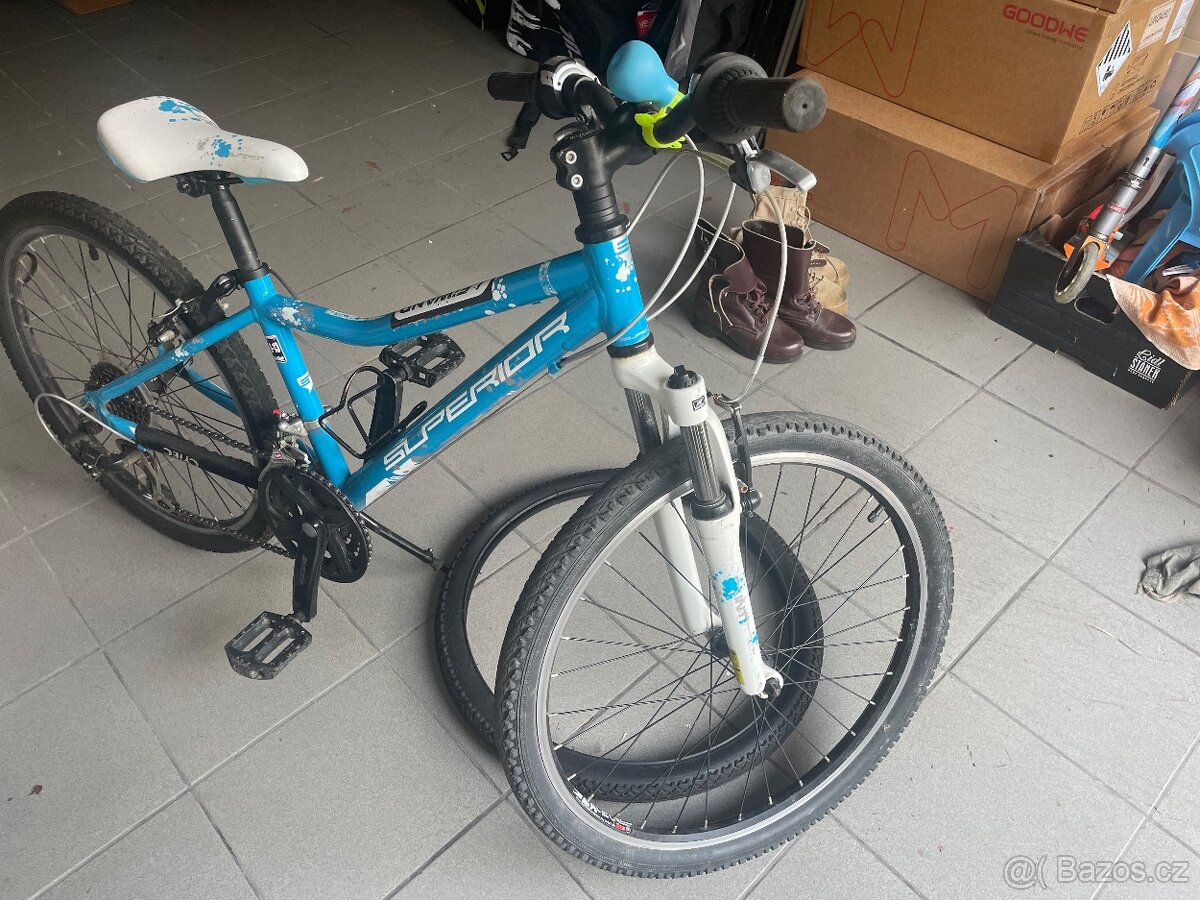 Dětske kolo 24” Superior, zachovale - 2