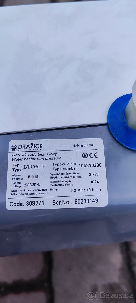 Průtokový ohřívač vody Dražice - 2