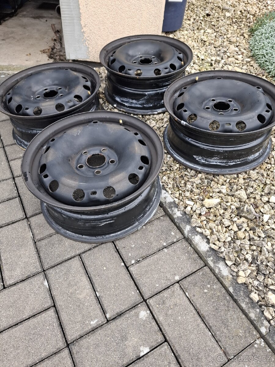 Prodám plechové disky 5x100 R15 - 2