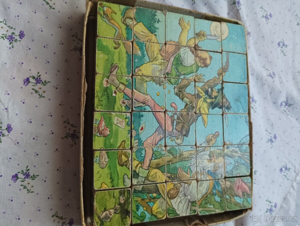 Retro hračky - kostky - 2