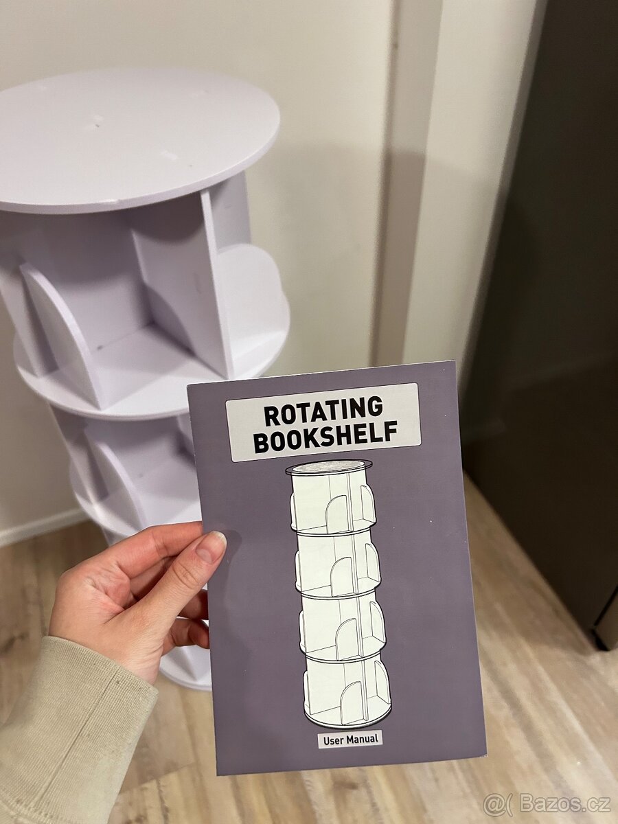 Otočný regál-4 patra - 2