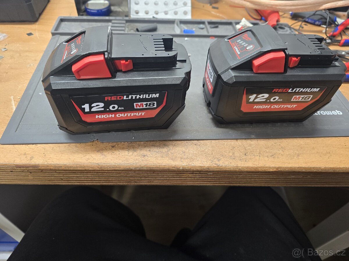 Milwaukee M18 12,6Ah a 15Ah baterie High Output - 2
