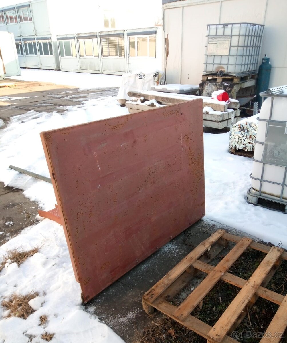 Kovová radlice, hrablo na sníh - 2