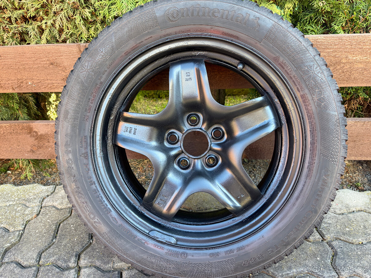 Plechové disky s pneu Continental - 2