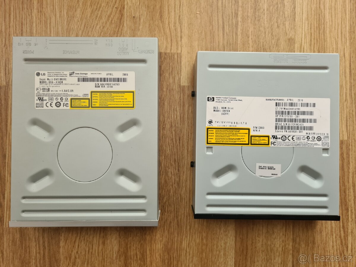 DVD-ROM mechaniky HP, model DH20N a LG GSA-4163B - 2