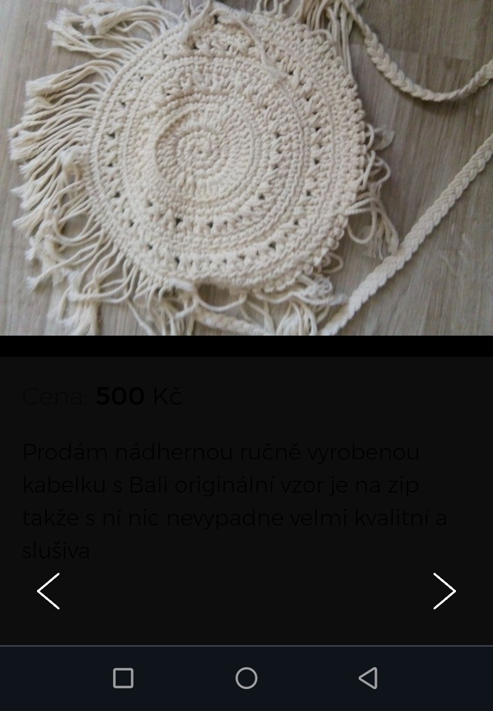 Dámská kabelka Macramé - 2