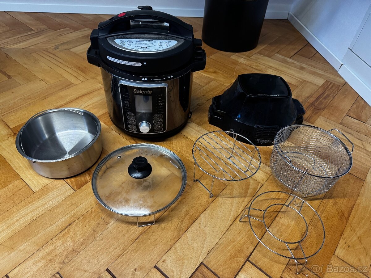 Multifunkční tlakový elektrický hrnec s horkovzdušnou troubo - 2