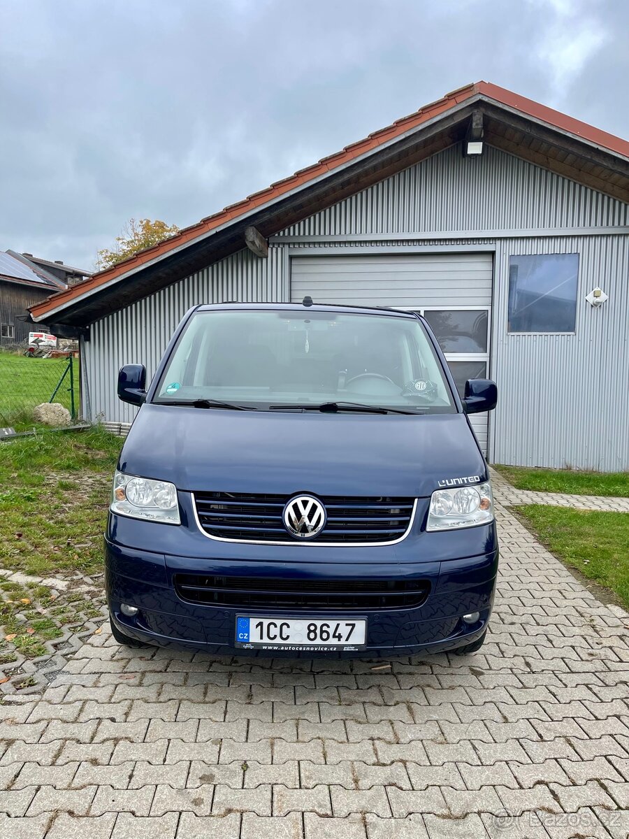 Volkswagen T5 Multivan UNITED 2.5 TDI 174k sedmimístný - 2