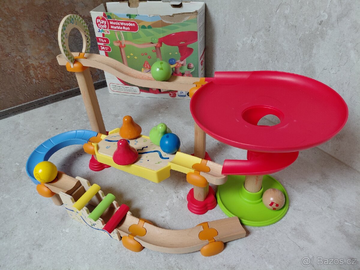 Kuličková dráha dřevěná - 2