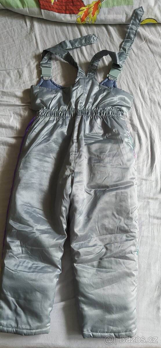 D.VP2.005_Dětské zimní oteplovací kalhoty s laclem (vel. 104 - 2